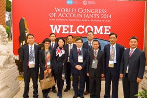袁庆秘书长率团参加第十九届世界会计师大会