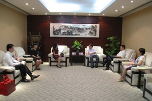 袁庆秘书长会见澳洲会计师公会大中华区分会总经理梁焕芹女士一行