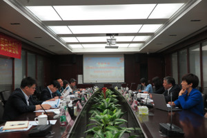 北京国家会计学院张志刚副院长一行到我会调研指导